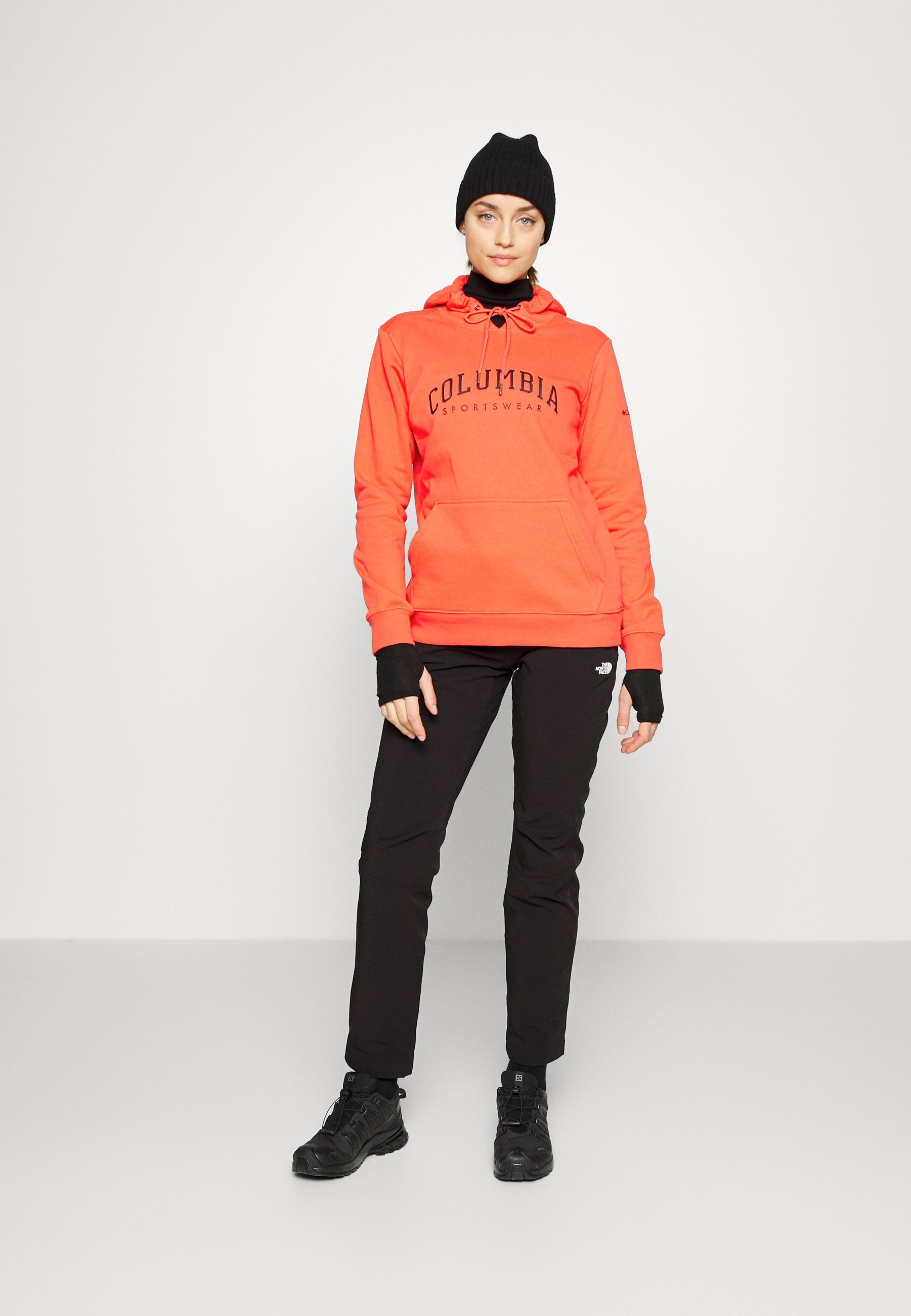 Columbia LOGO HOODIE - Hoodie - red 