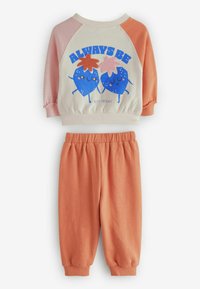 Next JOGGERS SET - REGULAR FIT - Tepláková súprava - rust brown