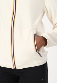 K-Way DOUBLE - Felpa con zip - white