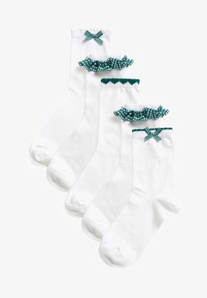 5 PACK - Čarape - white/green