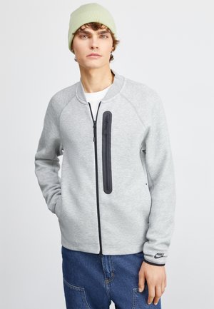 Nike Sportswear TECH FLEECE JACKET - Cipzáras pulóver - grey heather/black