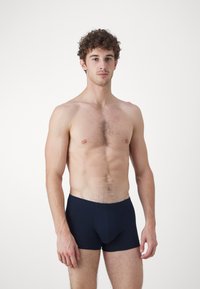 Schiesser 3 PACK ESSENTIALS - Ozke boksarice - dark blue/grey/black