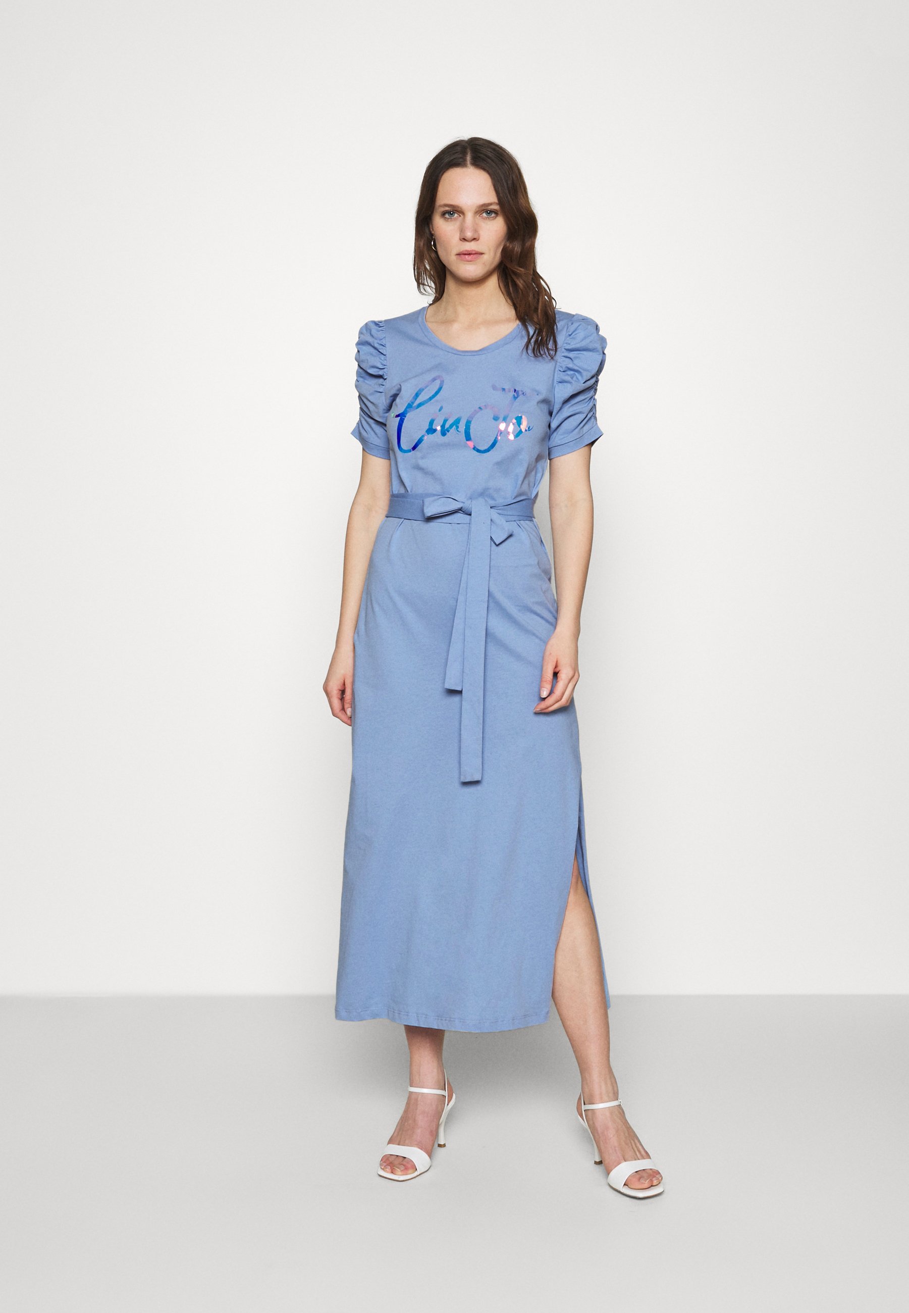 Liu Jo Jeans ABITO UNITA - Vestito di maglina - bright blue wave/blu scuro  - Zalando.it