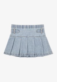 Abercrombie & Fitch PULL TAB PLEATED SKORT - Jupe en jean - twirl