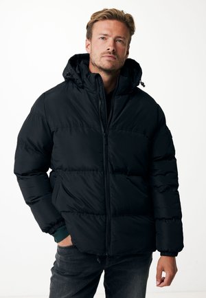 PUFFER WITH DETACHABLE HOOD - Winter jacket - black