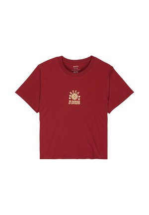 RVCA, RVCA FRAUEN APPAREL|TOPS EVJZT00183 - Print T-shirt - rqn