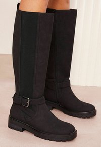 Friends Like These REGULAR FIT - FLAT CHUNKY - Botas con plataforma - black