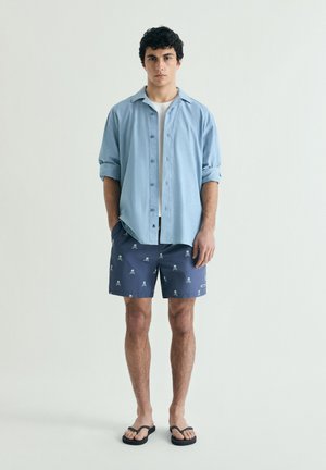Scalpers, SCALPERS CLASSIC SKULL SWIMSUIT - Swimming shorts - navy