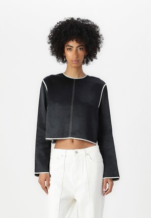 BARYL HIGH SHINE BLEND - Blouse - black