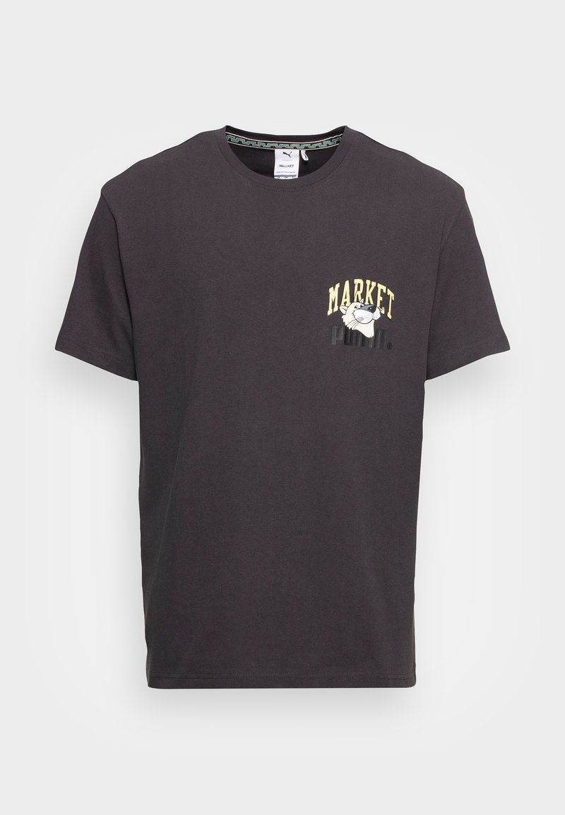 Puma MARKET RELAXED TEE UNISEX - Majica kratkih rukava s printom - phantom black