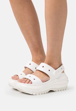 Crocs, Mules à talons - white