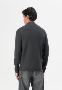 Samsøe Samsøe GUNA ZIP - Cardigan - black oyster