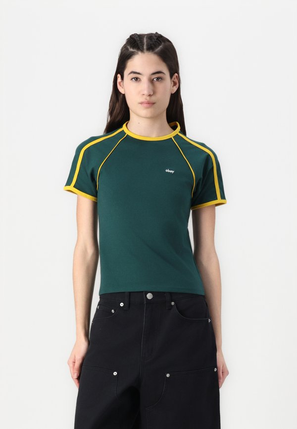 DIVERSION RAGLAN TEE - Print T-shirt - forest