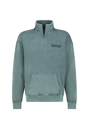 SWEATER MIT STEHKRAGEN - Jumper - dark-green