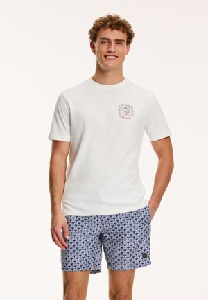 T-shirt con stampa - jet stream white