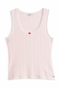 Tommy Jeans POINTELLE SLIM TANK  - Top - precious pink