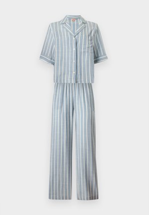 Eberjey, NAUTICO PANT SET - Σετ πιτζάμας - classic stripe slate blue/ivor