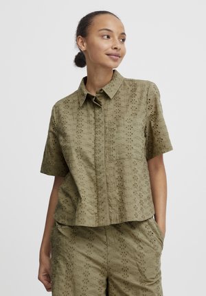 FENNI  - Button-down blouse - aloe