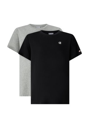 Champion ICONS CONTRAST UNISEX 2 PACK - Lihtne T-särk - black