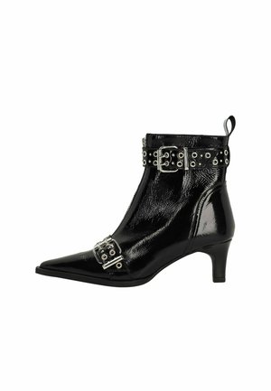 MIT SCHNALLEN - Boots à talons - black