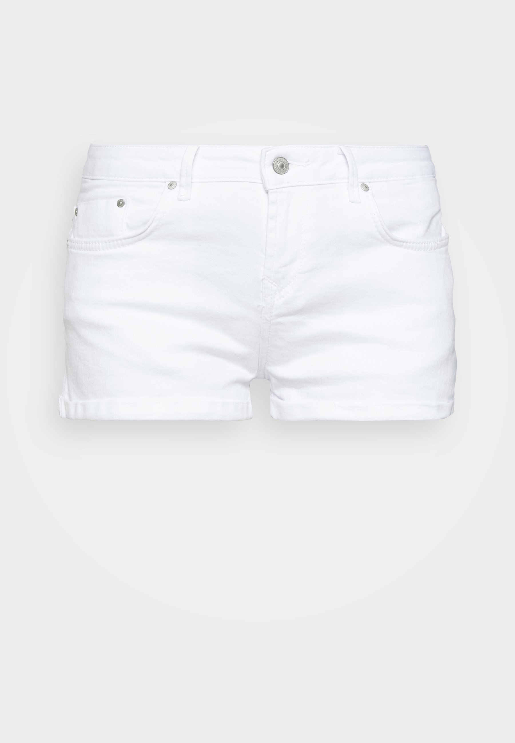 white shorts denim
