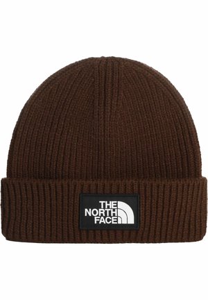 LOGO BOX CUFFED - Beanie - dark oak