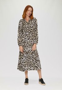 s.Oliver LANGES MIT VOLANTS - Blousejurk - ecru