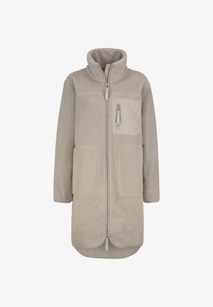 Sublevel, SUBLEVEL FLEECEMANTEL MIT STEHKRAGEN - Kurzmantel - dark-beige