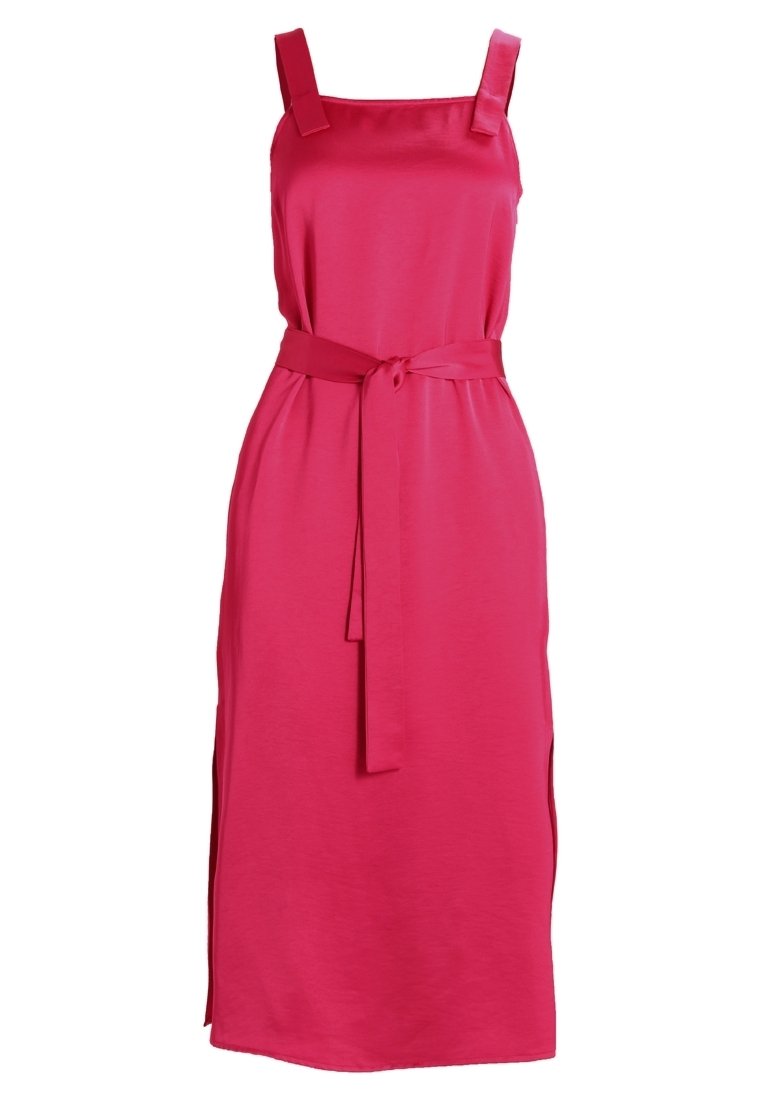 armani exchange pink dress Armani EXCHANGE Wrap-skirt Midi Dress