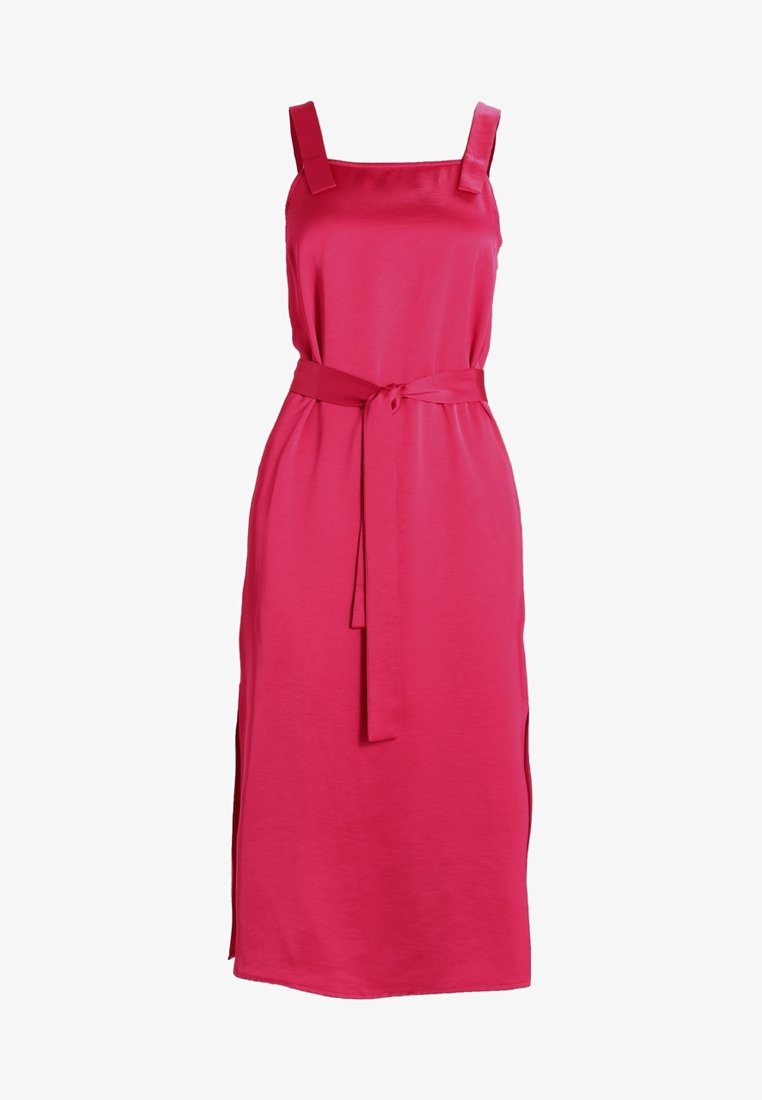 armani exchange pink dress Armani EXCHANGE Wrap-skirt Midi Dress