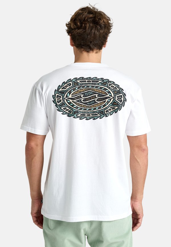 CRAYON WAVE - SHORT-SLEEVE SCREEN TEE - T-Shirt print