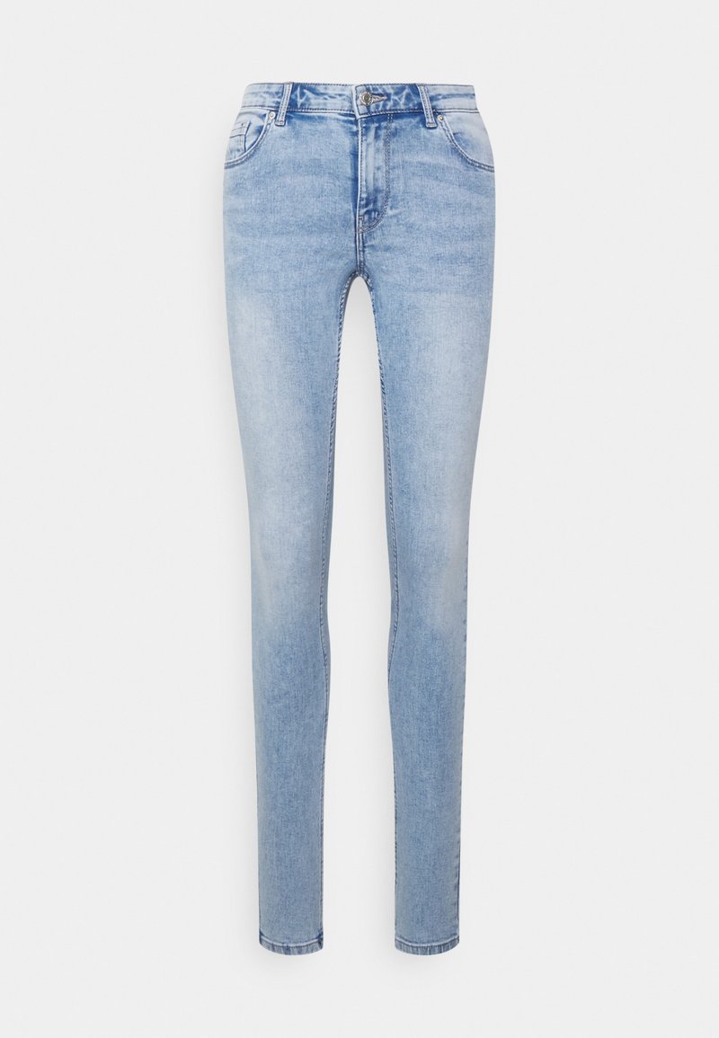 Vero Moda Tall VMLYDIA  - Calças de ganga de corte skinny - light blue denim