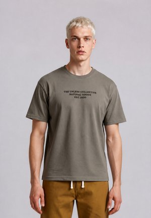 Unless Collective, UNLESS COLLECTIVE NATURAL GOODS NATURAL GOODS - T-shirt print - grey