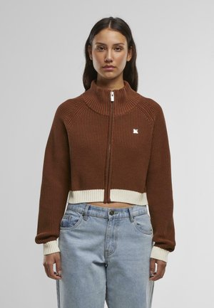 CROPPED  - Cardigan - brown