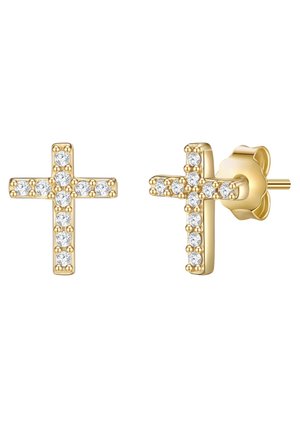 KREUZ - Ohrringe - gold-coloured