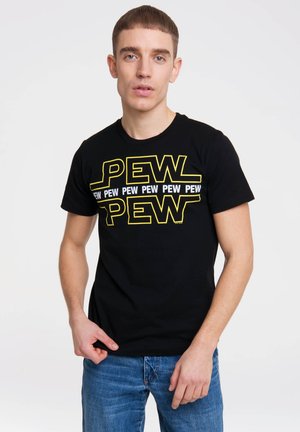 LOGOSHIRT PEW PEW - Print T-shirt - schwarz