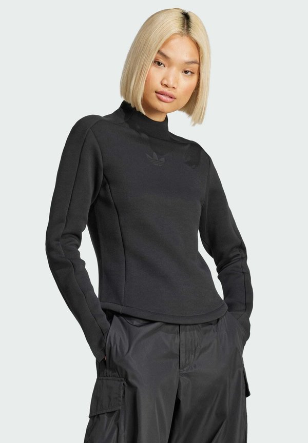 STRUCTURED INTERLOCK LONG SLEEVE - Long sleeved top