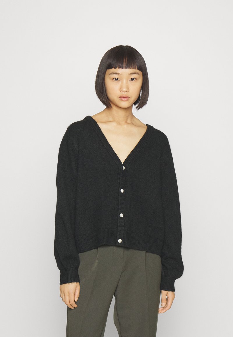 VERO MODA dam cardigan VMBOW - Black