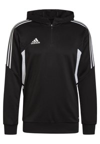 adidas Performance Kapuzenpullover - schwarzweiss