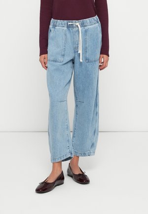 V PULL ON BARREL MERU - Wide Leg - Blue
