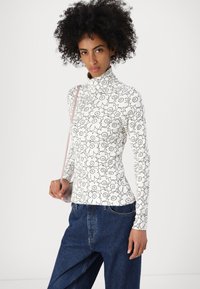 Marimekko EMALI PIIRTO UNIKKO  TURTLE NECK - Langarmshirt - white