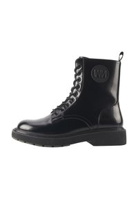 DR MARTE DANGIEN - Platform ankle boots - black