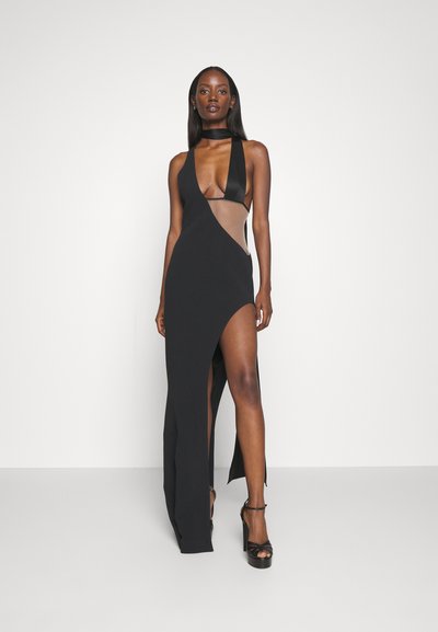 David Koma WRAP EFFECT OPEN LEG GOWN - Cocktail φόρεμα / Φόρεμα για πάρτι - black