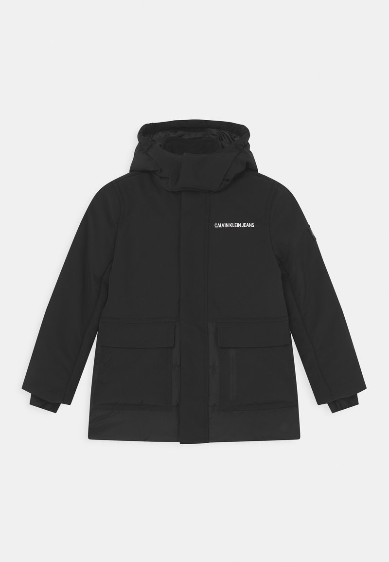 Calvin Klein Jeans LOGO Wintermantel ck black/schwarz Zalando.ch