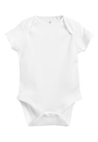 Bodysuit bébé à manches courtes, en coton doux, avec un col rond et des boutons-pression en bas pour un habillage facile.