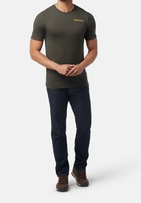 Smartwool Printtipaita - mottled olive