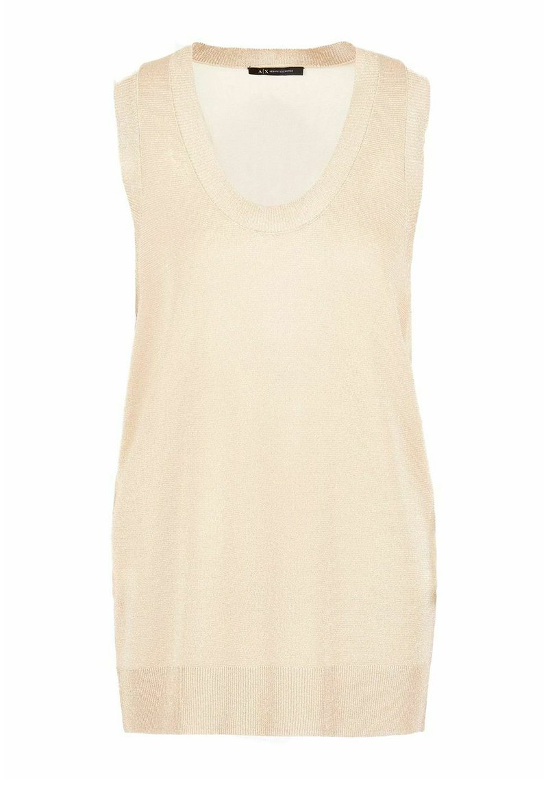 Armani Exchange Top goudkleurig