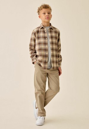 Next, LOOSE FIT - STRETCH CHINO TROUSERS - Stoffhose - stone