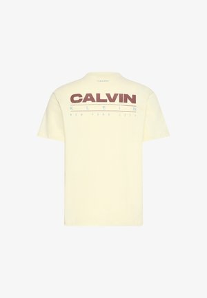Calvin Klein Jeans, SS 20S CALVIN DISC STACK GRAPHIC - Camiseta estampada - green essence