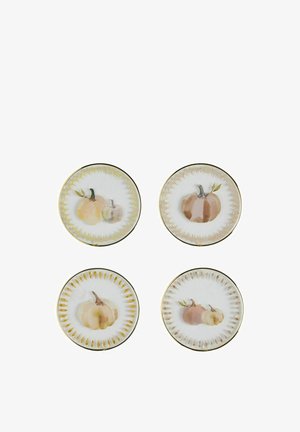 Next, SET OF 4 AUTUMN PUMPKIN GLASS COASTERS - Bordsæt - natural